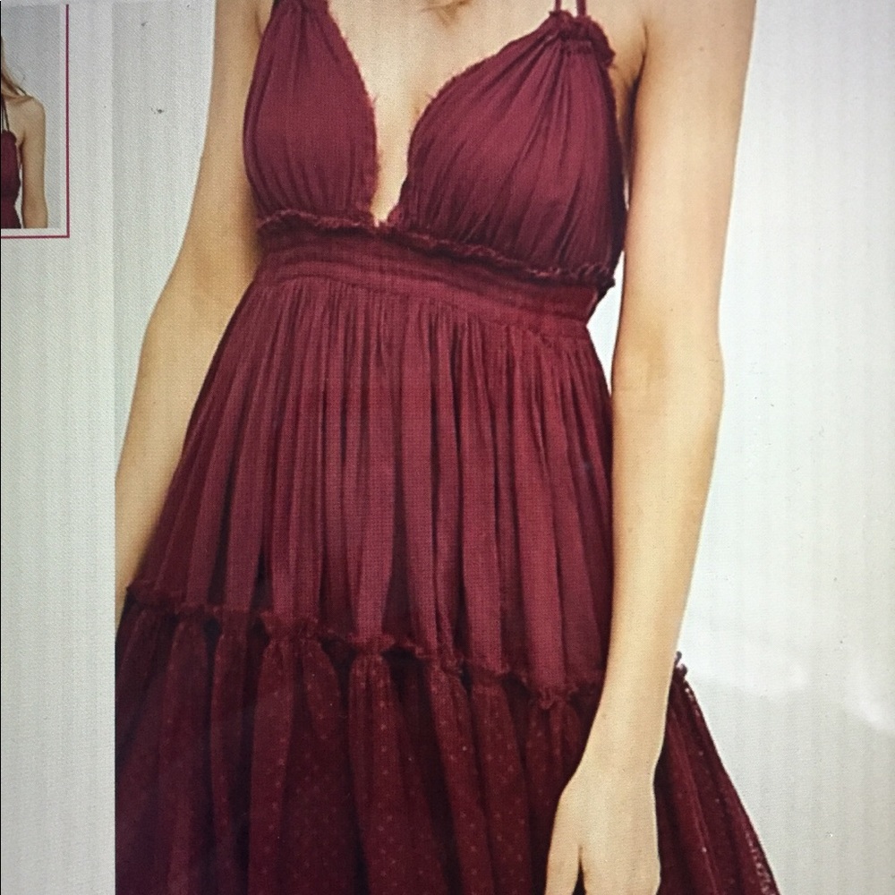 Free People 100 Degree Dress (Mulberry)